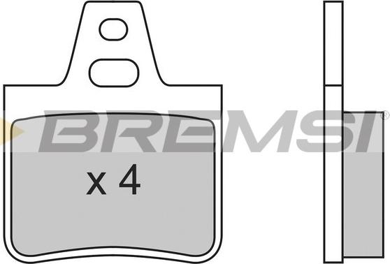 Bremsi BP2455 - Kit de plaquettes de frein, frein à disque cwaw.fr