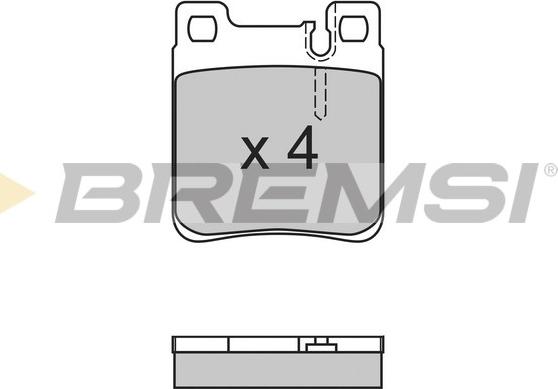 Bremsi BP2653 - Kit de plaquettes de frein, frein à disque cwaw.fr