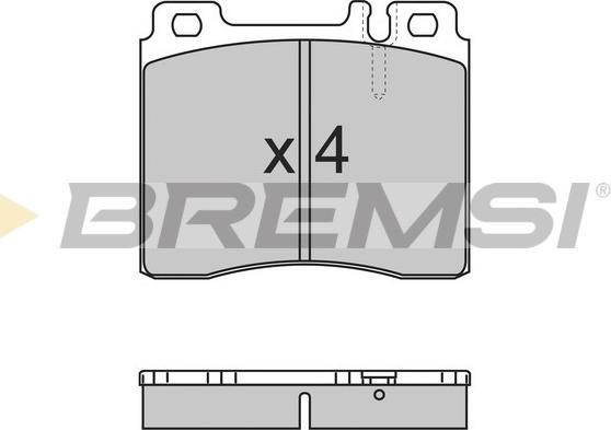 Bremsi BP2657 - Kit de plaquettes de frein, frein à disque cwaw.fr