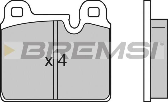 Bremsi BP2636 - Kit de plaquettes de frein, frein à disque cwaw.fr