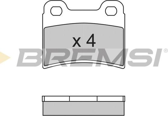 Bremsi BP2630 - Kit de plaquettes de frein, frein à disque cwaw.fr