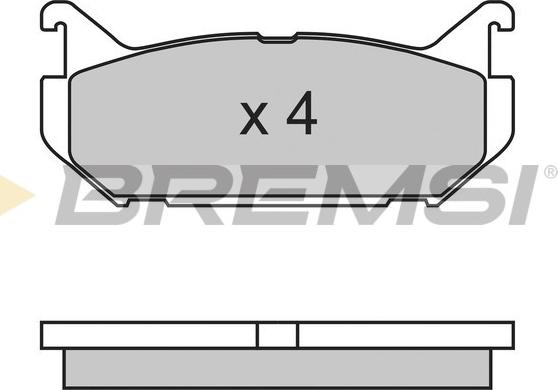 Bremsi BP2632 - Kit de plaquettes de frein, frein à disque cwaw.fr