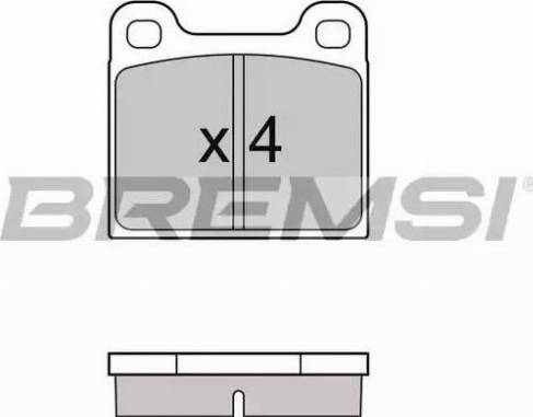 Bremsi BP2096 - Kit de plaquettes de frein, frein à disque cwaw.fr