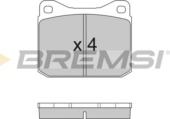 Bremsi BP2097 - Kit de plaquettes de frein, frein à disque cwaw.fr