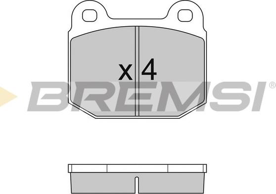 Bremsi BP2085 - Kit de plaquettes de frein, frein à disque cwaw.fr