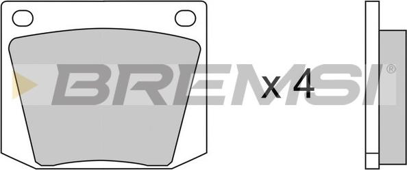 Bremsi BP2031 - Kit de plaquettes de frein, frein à disque cwaw.fr