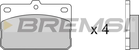 Bremsi BP2079 - Kit de plaquettes de frein, frein à disque cwaw.fr