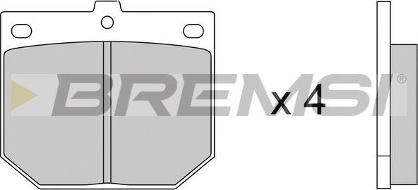 Bremsi BP2078 - Kit de plaquettes de frein, frein à disque cwaw.fr