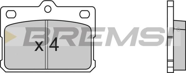 Bremsi BP2198 - Kit de plaquettes de frein, frein à disque cwaw.fr