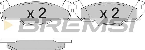 Bremsi BP2166 - Kit de plaquettes de frein, frein à disque cwaw.fr