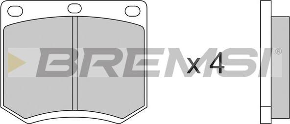 Bremsi BP2139 - Kit de plaquettes de frein, frein à disque cwaw.fr