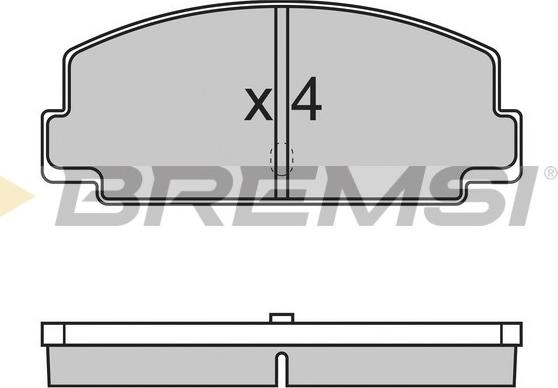 Bremsi BP2137 - Kit de plaquettes de frein, frein à disque cwaw.fr