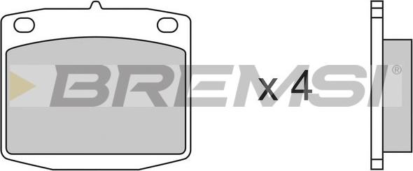 Bremsi BP2173 - Kit de plaquettes de frein, frein à disque cwaw.fr