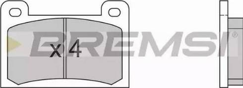 Bremsi BP2354 - Kit de plaquettes de frein, frein à disque cwaw.fr