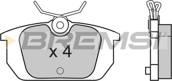 Bremsi BP2313 - Kit de plaquettes de frein, frein à disque cwaw.fr