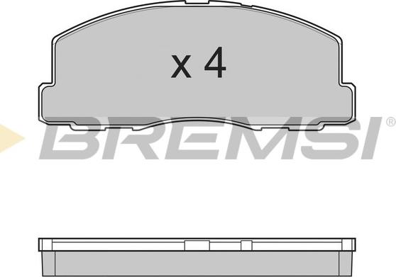 Bremsi BP2299 - Kit de plaquettes de frein, frein à disque cwaw.fr