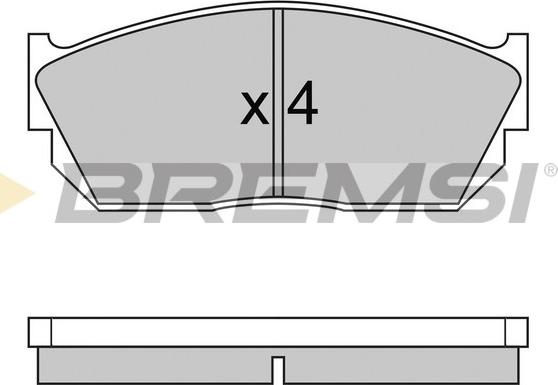 Bremsi BP2245 - Kit de plaquettes de frein, frein à disque cwaw.fr