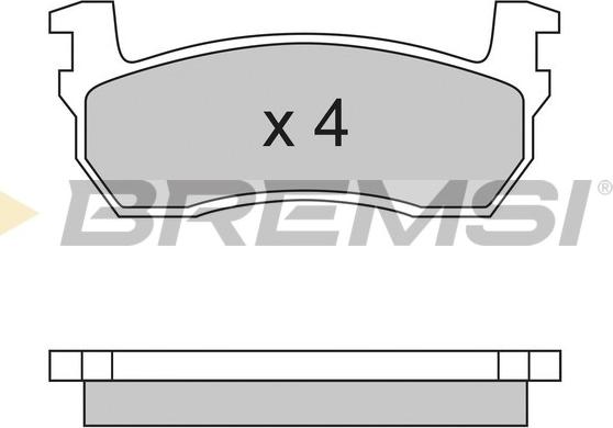 Bremsi BP2259 - Kit de plaquettes de frein, frein à disque cwaw.fr