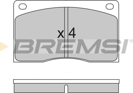 Bremsi BP2213 - Kit de plaquettes de frein, frein à disque cwaw.fr