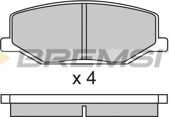 Bremsi BP2278 - Kit de plaquettes de frein, frein à disque cwaw.fr