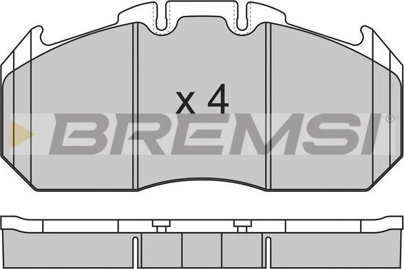 Bremsi BP7310 - Kit de plaquettes de frein, frein à disque cwaw.fr