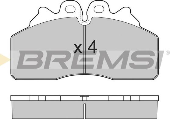 Bremsi BP7325 - Kit de plaquettes de frein, frein à disque cwaw.fr