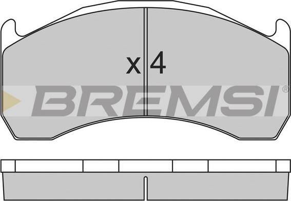 Bremsi BP7320 - Kit de plaquettes de frein, frein à disque cwaw.fr