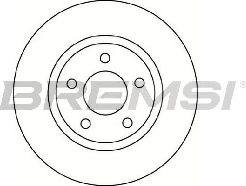 Bremsi CD8099V - Disque de frein cwaw.fr