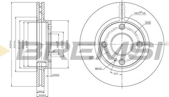 Bremsi CD7740V - Disque de frein cwaw.fr