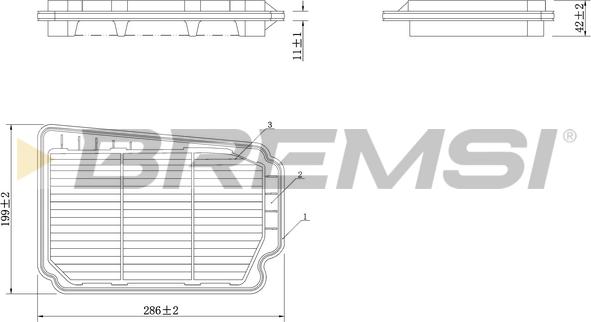 Bremsi FA1620 - Filtre à air cwaw.fr