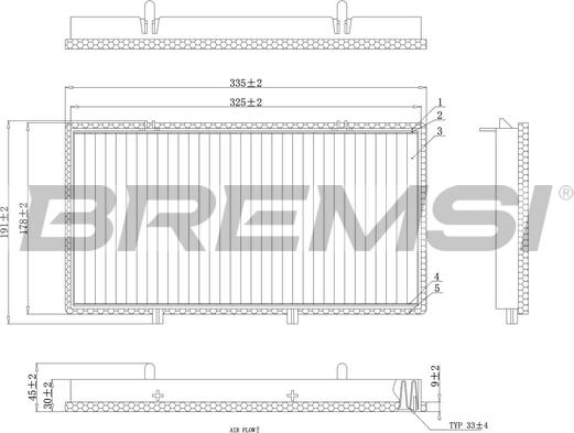 Bremsi FC0998 - Filtre, air de l'habitacle cwaw.fr