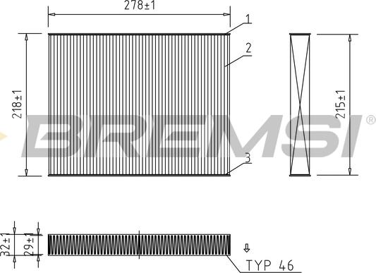 Bremsi FC0993 - Filtre, air de l'habitacle cwaw.fr