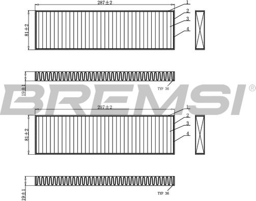 Bremsi FC0946C - Filtre, air de l'habitacle cwaw.fr