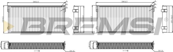 Bremsi FC0948C - Filtre, air de l'habitacle cwaw.fr