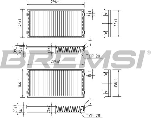 Bremsi FC0948 - Filtre, air de l'habitacle cwaw.fr