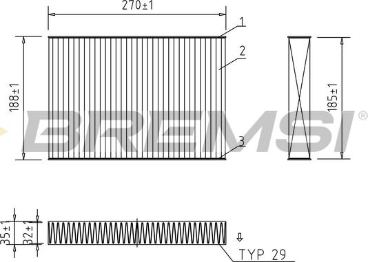 Bremsi FC0942C - Filtre, air de l'habitacle cwaw.fr