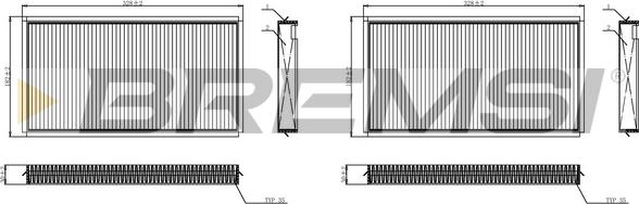 Bremsi FC0950C - Filtre, air de l'habitacle cwaw.fr