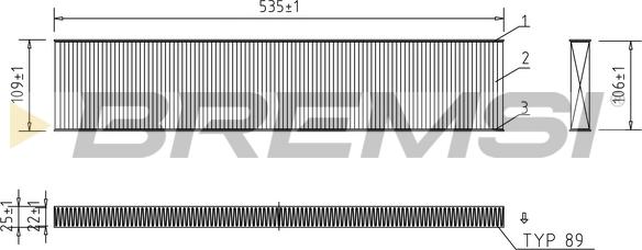 Bremsi FC0960 - Filtre, air de l'habitacle cwaw.fr