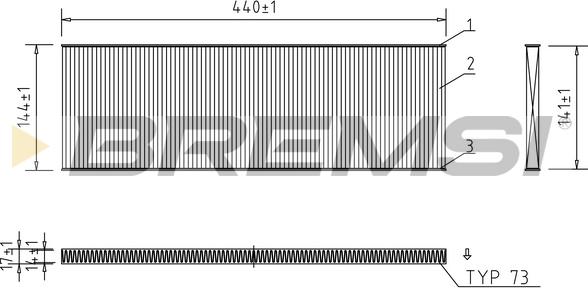 Bremsi FC0967 - Filtre, air de l'habitacle cwaw.fr