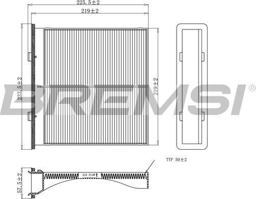 Bremsi FC0904 - Filtre, air de l'habitacle cwaw.fr