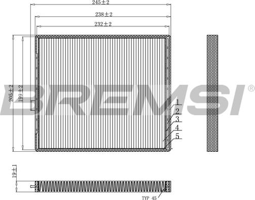 Bremsi FC0916 - Filtre, air de l'habitacle cwaw.fr