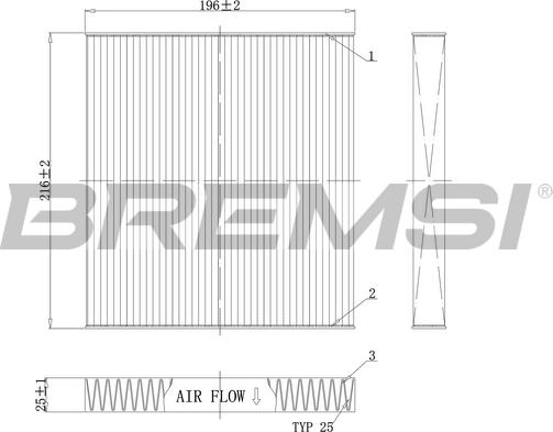 Bremsi FC0988C - Filtre, air de l'habitacle cwaw.fr