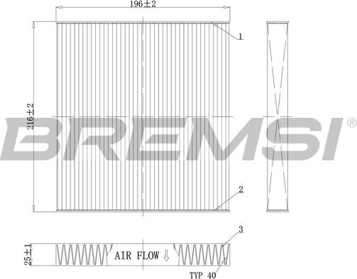 Bremsi FC0988 - Filtre, air de l'habitacle cwaw.fr