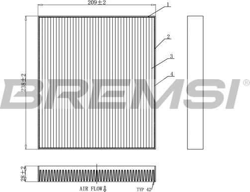 Bremsi FC0920 - Filtre, air de l'habitacle cwaw.fr