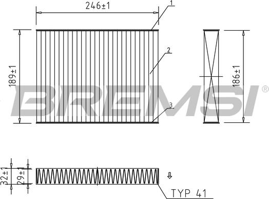 Bremsi FC0923 - Filtre, air de l'habitacle cwaw.fr