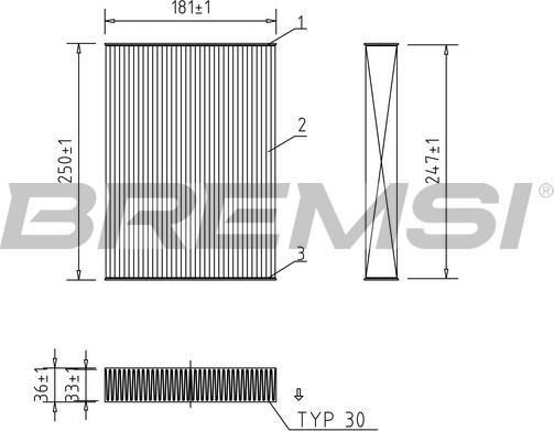 Bremsi FC0927 - Filtre, air de l'habitacle cwaw.fr