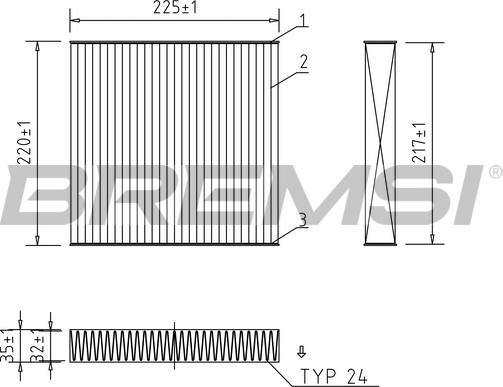 Bremsi FC0973C - Filtre, air de l'habitacle cwaw.fr