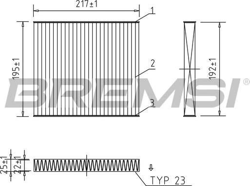 Bremsi FC0441A - Filtre, air de l'habitacle cwaw.fr