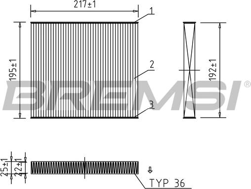 Bremsi FC0441 - Filtre, air de l'habitacle cwaw.fr