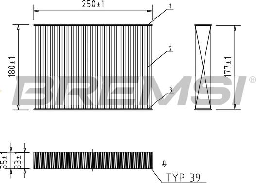 Bremsi FC0457 - Filtre, air de l'habitacle cwaw.fr